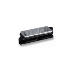Embase en saillie 24B, Aluminium moulé sous pression, acier inoxydable, IP68/IP69K, Sortie basse, M20,M25